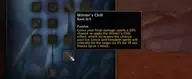 Winter's Chill talent tooltip in the WoW Forever Mage demo, showing a 20 percent chance per rank to raise Ice Lance and Frostbolt critical strike chance