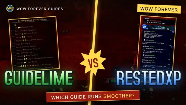 Video-Vorschaubild: Guidelime vs RestedXP WoW Forever