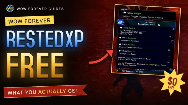 Video-Vorschaubild: RestedXP WoW Forever Free – What the Free Guide Actually Gives You